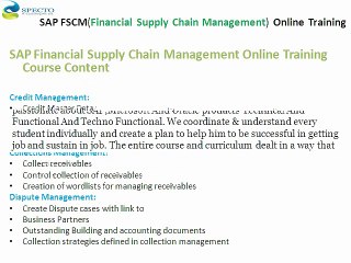 SAP Financial Supply Chain Management (fscm)Online Training