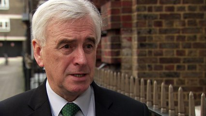 Shadow Chancellor: PM cannot use security as bargaining chip