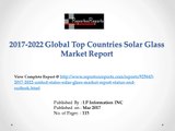 United States Solar Glass Market 2012-2022 Analysis by types, Sales, Revenue, Price and Forecasts