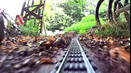 Super Long LEGO Train Track Setup Outdoor!