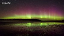 Stunning Aurora Australis footage over New Zealand