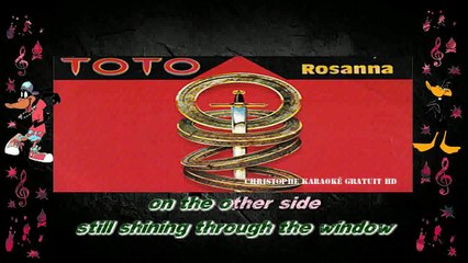 Toto - Rosanna KARAOKE / INSTRUMENTAL