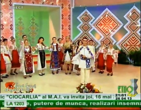 Marius Brutaru - Firicel de busuioc (Seara buna, dragi romani! - ETNO TV - 26.04.2013)