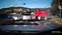 Un camion sans frein percute violemment des voitures !