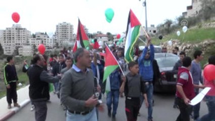 Filistin Toprak Günü" Gösterisine Israil Askerleri Müdahale Etti