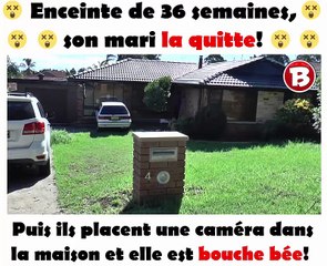 Enceinte de 36 semaines, son mari la quitte