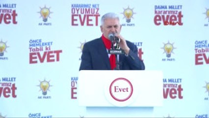 Edirne Başbakan Yıldırım Edirne'de Konuştu-3