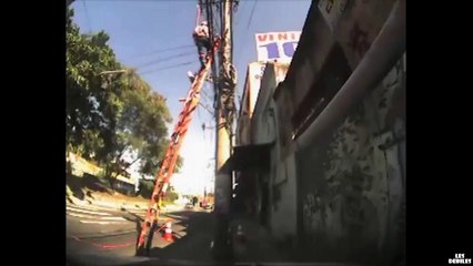 Cet électricien va éviter de peu une mort subite