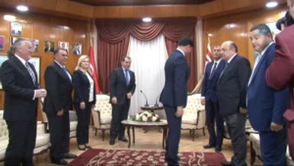 Dursun Özbek, KKTC Başbakanı Hüseyin Özgürgün'ü Ziyaret Etti