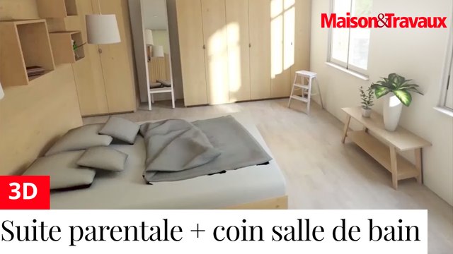 Ma Maison en 3D : Création d’une suite parentale avec un mini-coin salle de bain