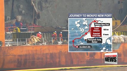 Sewol-ho ferry to make final journey to Mokpo