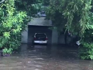 Heavy Rain Floods Brisbane Streets