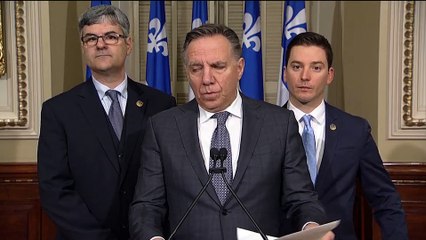 Marc-Yvan Côté: Réaction de François Legault