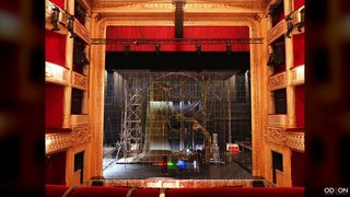 Soudain l'été dernier - montage du décor - Odéon-Théâtre de l'Europe