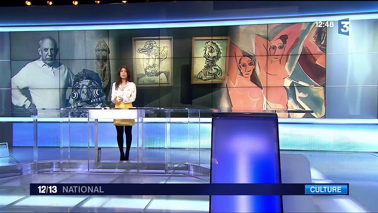PICASSO et ART Africain 12-13 Journal national  France 3  2017  30 Mars