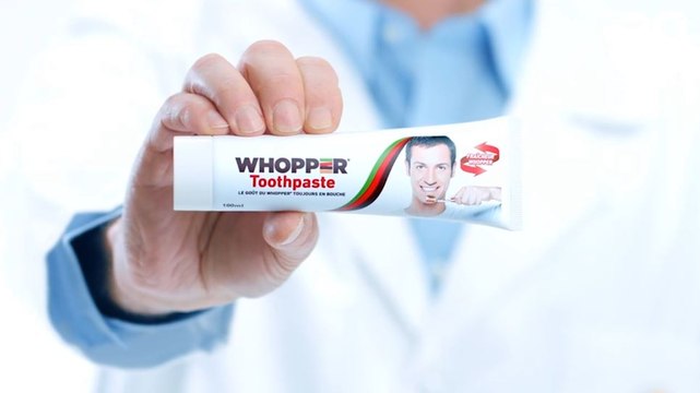 Burger King sort un dentifrice goût Burger - Le Rewind du jeudi 30 mars 2017