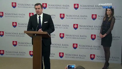ZÁZNAM: Predseda NR SR A. Danko po hlasovaní o amnestiách