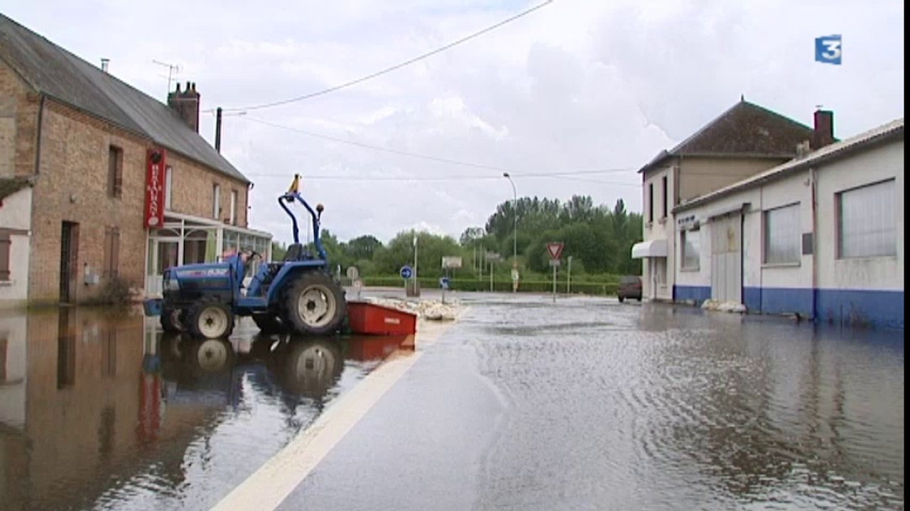 Inondations de juin 2016 dans le Berry, le cas de Clémont (France 3 Centre)