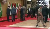 Watch President of Lebanon fell down at Arab League Summit