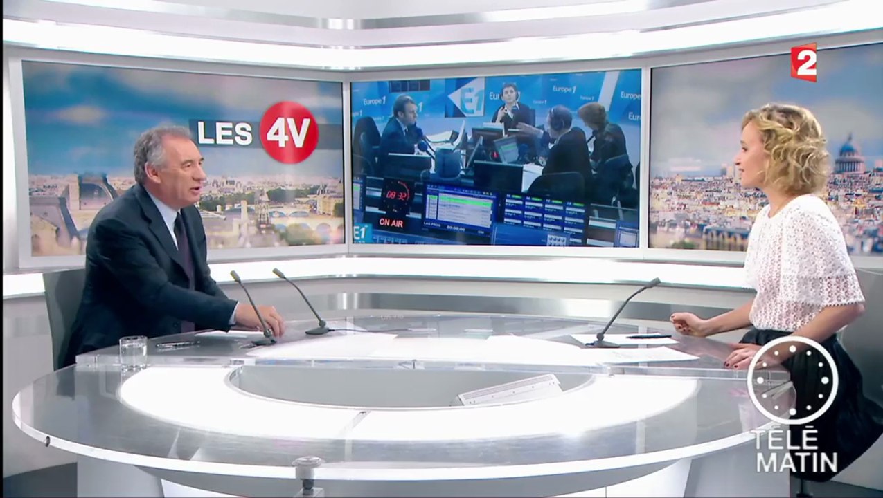 François Bayrou, invité des 4 Vérités sur France 2 - 300317