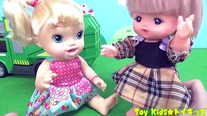 メルちゃん アニメおもちゃ 上手におむつかえれるかな？❤お世話ごっこ 赤ちゃん うんち Toy Kids トイキッズ animation anpanman