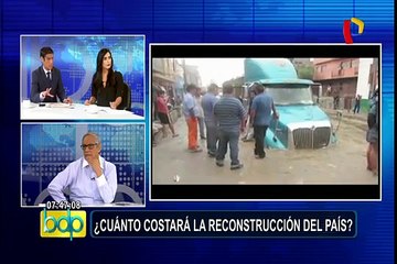 ¿Cuánto costaría reconstrucción del país?, economista González Izquierdo comenta el tema