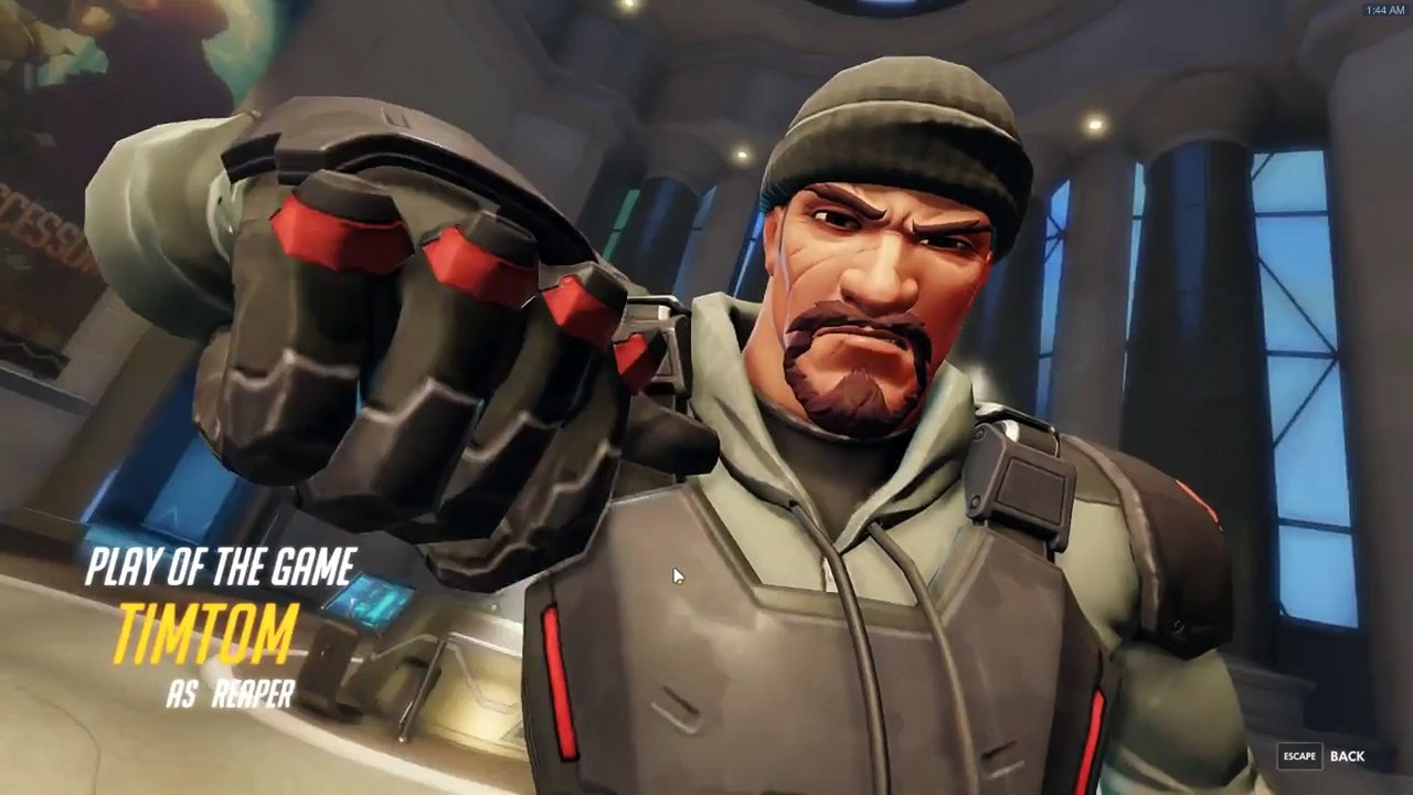 Overwatch: Been playing Overwatch for a month, was pretty happy with this match-winning ultimate!