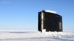 Nuclear Submarine Breaking Through Arctic Ice