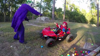 Spiderman vs Joker Crazy Clown Pranasda