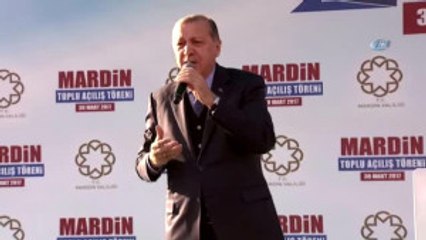 Cumhurbaşkanı Erdoğan, "Neden Evet Diyeceğinizi Merak Ediyorsanız Dönüp Hayır Diyenlere Bakın"
