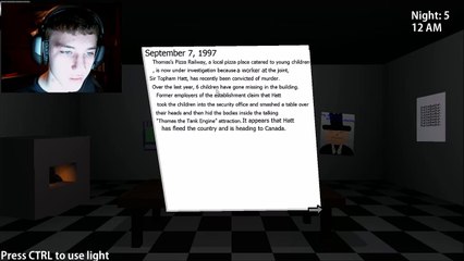 Five Nights At Thomas's - MOST FUNNY ,YET SCARY FNAF GAME EVER!!! (ALL 5 NIGHTS!)