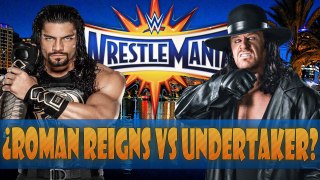 Roman Reigns Vs The Undertaker || The Big Dog Vs The Dead Man || WrestleMania 33 || WWE 2k17