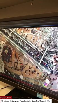 Un escalator s’emballe et fait 18 blessés