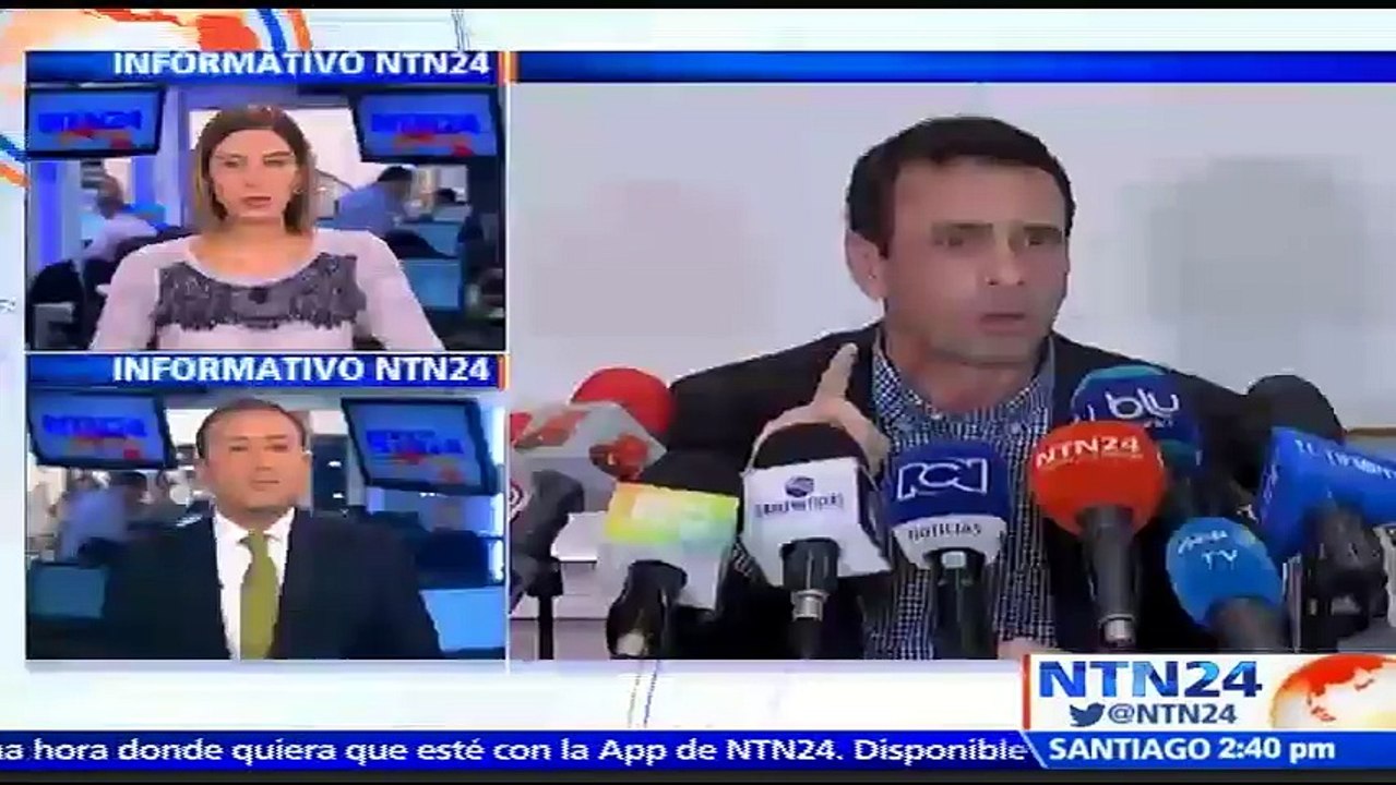 Capriles pide a la comunidad internacional “ponerse firme” tras materializarse un golpe de Estado en Venezuela