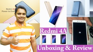 Xiaomi Redmi 4A Unboxing and Review!!! [Hindi]