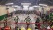 California Firefighters Train by Playing Dodgeball