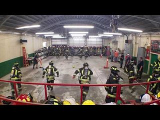 California Firefighters Train by Playing Dodgeball