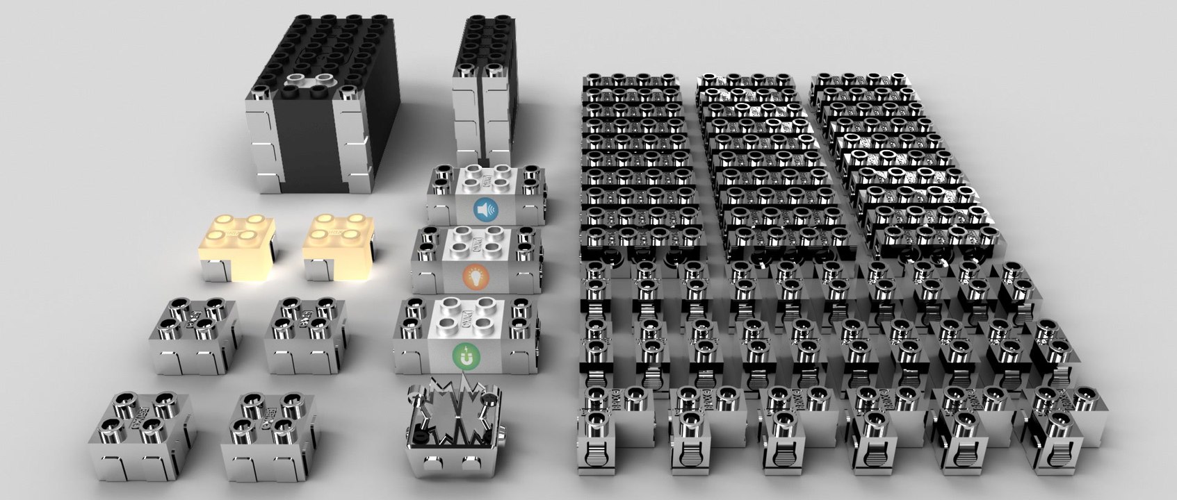Electrify your LEGO constructions with these conductive bricks