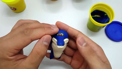 Zig and Sharko Play Doh - How To M Doh _ Play Doh Learn Colo