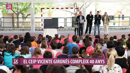 El CEIP Vicente Gironés d’Ontinyent prepara la celebració del seu 40 aniversari