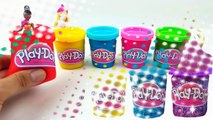 DIY How to Make Play Doh Tubs Modelling Clay Glitter Disney Princess Dresses Magiclip Modeling Clay-D_xM