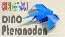 Origami Pteranodon  - Paper Dinosaur Tutorial-332UeGpfY
