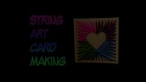 ASMR Art & Craft _ String Art Card (silent, no talking)-d0zJy_0