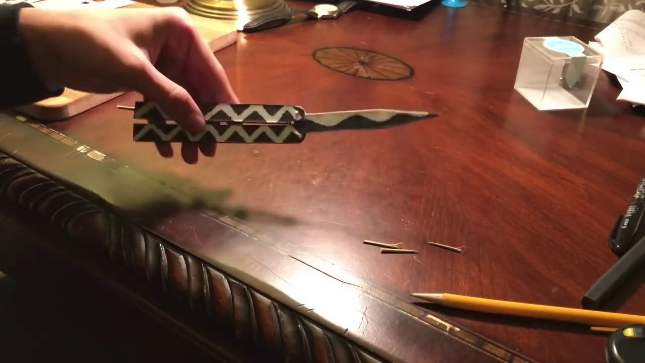 How To Make A Paper Butterfly Knife _ Balisong (Simple Version)TXmWqj video Dailymotion