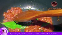 مكرونة سباقيتي بالمرقاز او ما يسمى النقانق من مطبخ رحمة العوني spaghetti au merguez