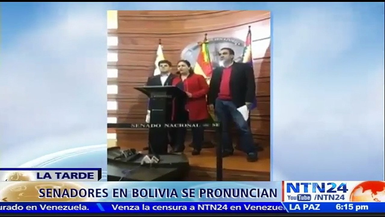 Senadores bolivianos piden al presidente Evo Morales que rechace la situación en Venezuela y “defienda la democracia”
