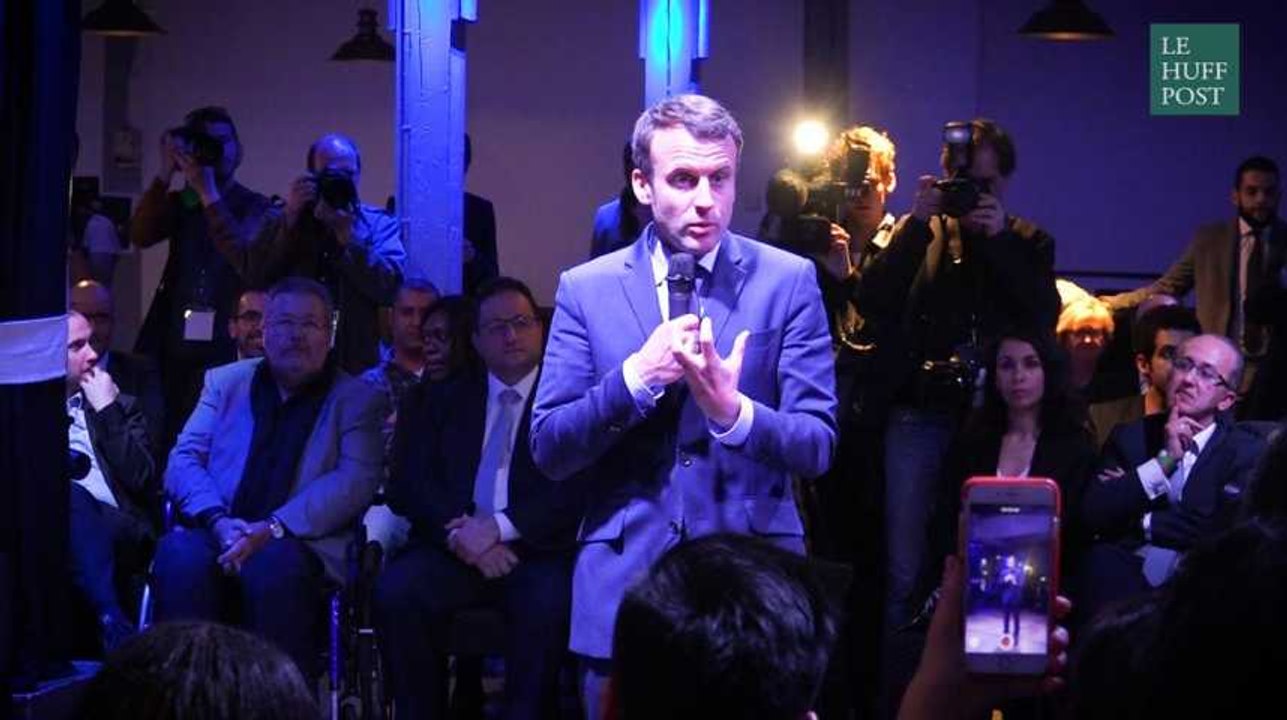 Emmanuel Macron en banlieue : "Mon ennemi, c'est l'assignation à résidence"