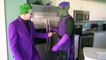 GREEN GOBLIN wears JOKER'S clothes! Spider-Man Batman Enemies parody-p_9