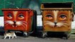 GREAT CREATIVE Art on Trash Cans-aA_Jt
