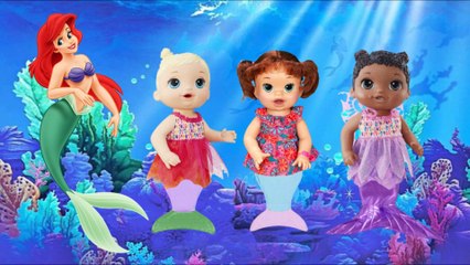 BABY ALIVE SE TRANSFORMA EM SEREIA COM A ARIEL